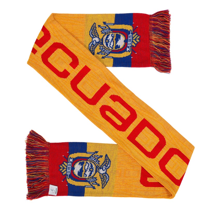 Ecuador Soccer Knit Scarf - Image 1